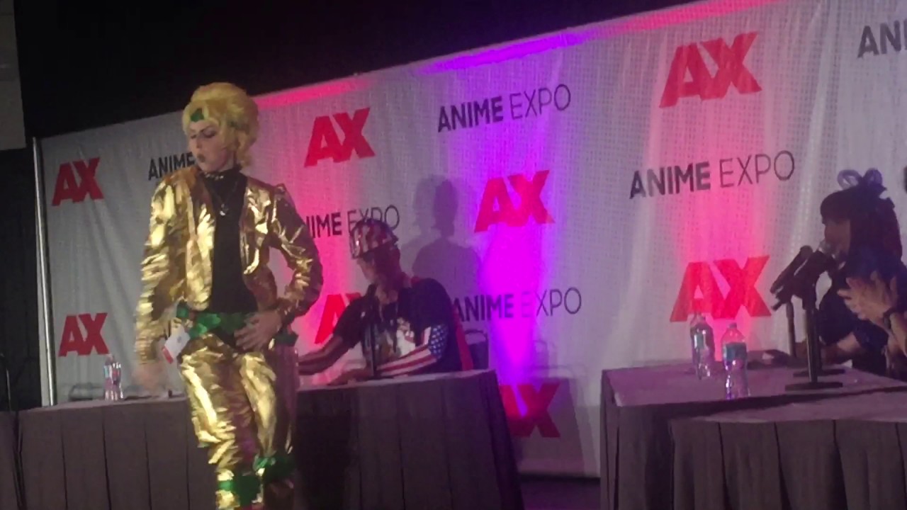 JoJo's Bizarre Pose-off (JoJo's Bizarre Adventure panel Anime Expo 2017)
