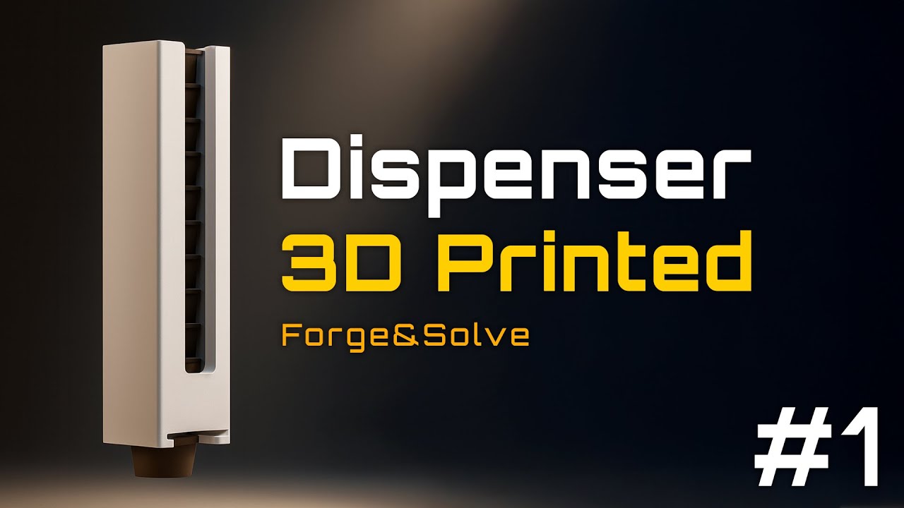 Dispenser cialde stampato in 3D | Forge and Solve Ep.1 – Addio disordine in cucina!