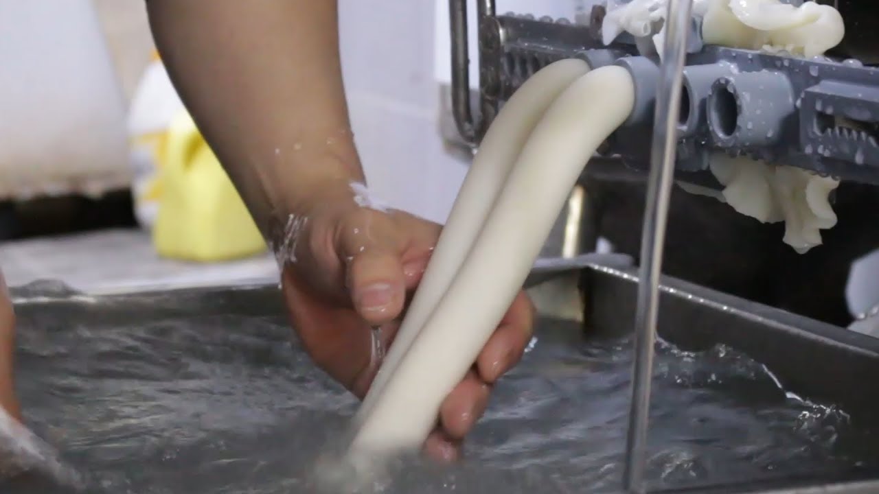 2020년 설날! 떡집에서 생가래떡이 만들어지는 과정!! 황금떡빵 / Korean long Rice cake