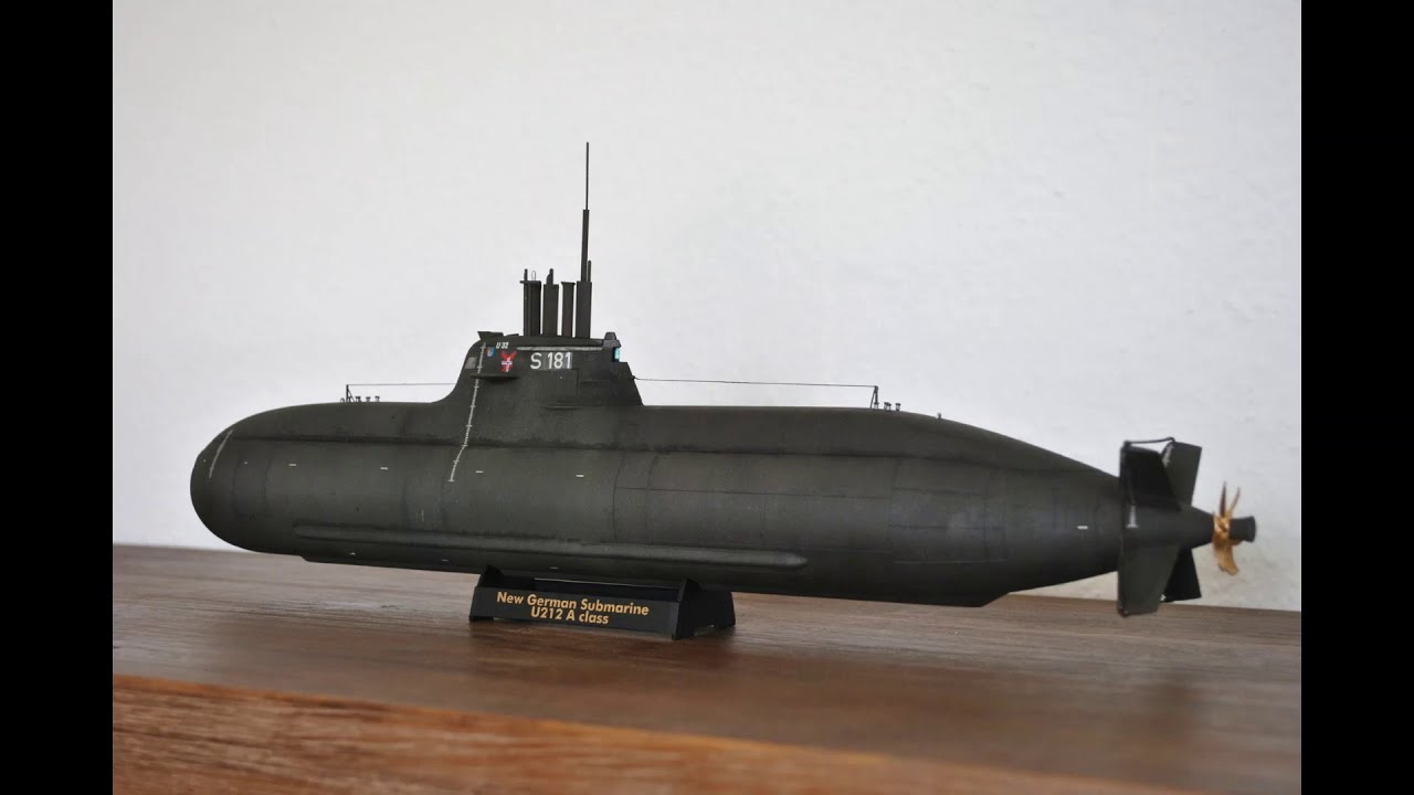 Modellbau - Deutsches Uboot der Klasse 212 A - 1:144 - Marine