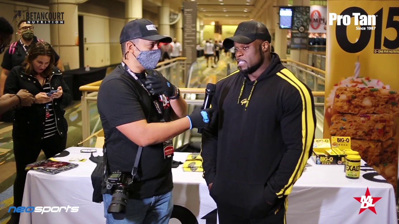 Brandon Curry At Meet The  Pros Mr. Olympia 2020