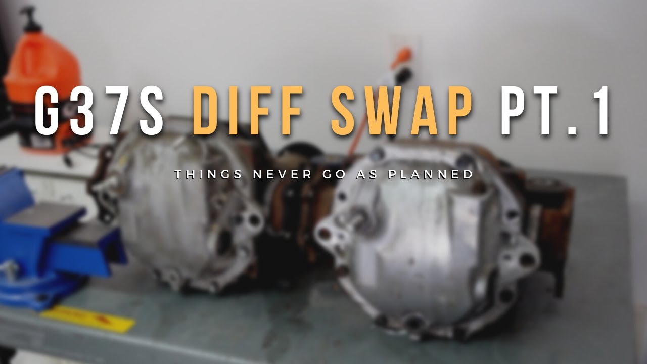 350z 3.69 Diff Swap | Part 1 Removal and Problems