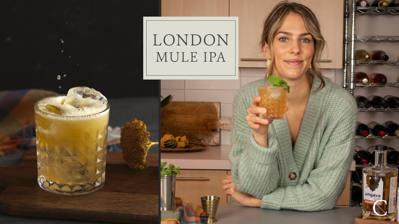 RECETTE DE LONDON MULE IPA AVEC LE NOUVEAU GIN UNGAVA GINGEMBRE | RECETTE À BASE DE GIN