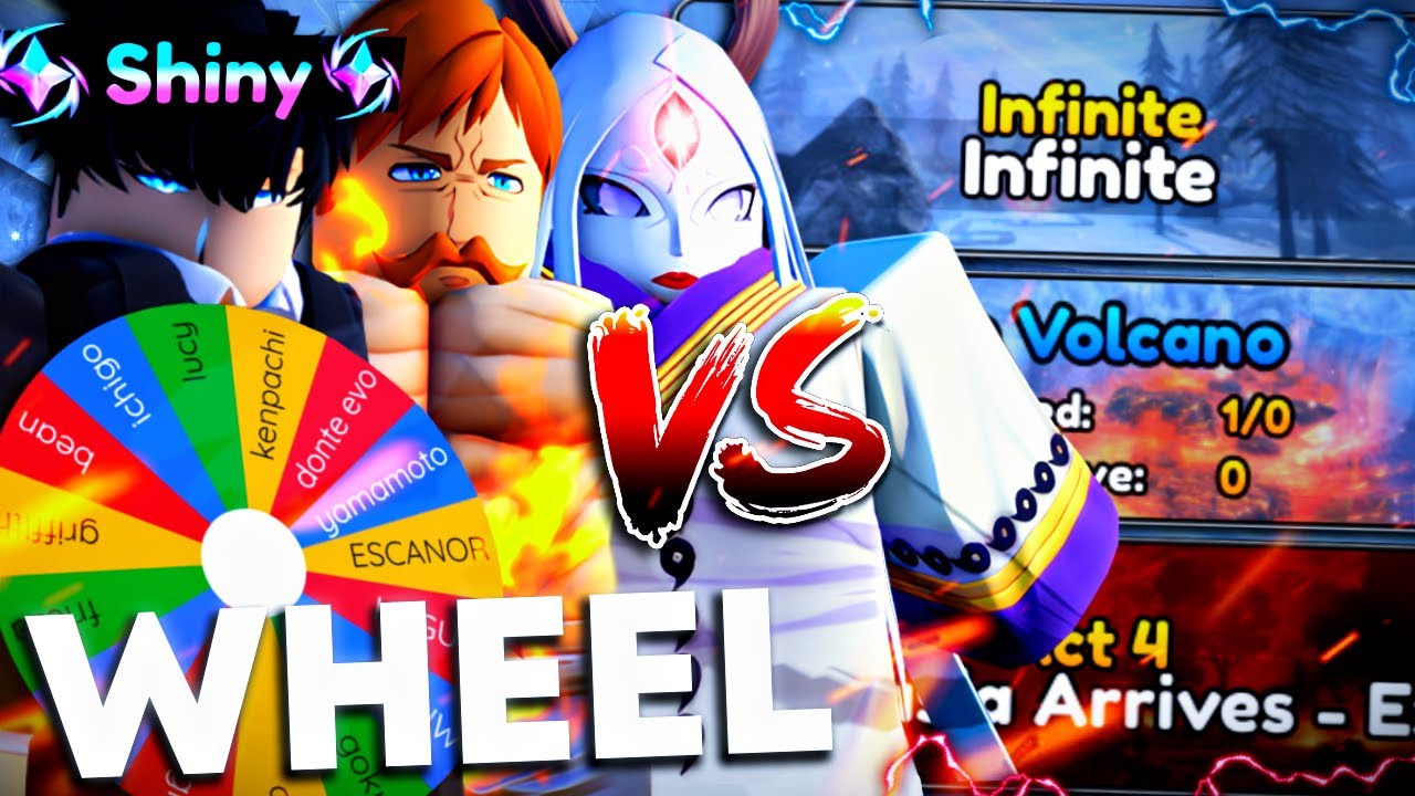 Я позволил КОЛЕСУ выбрать мою команду в Anime Vanguards и попытался пройти самые сложные уровни!