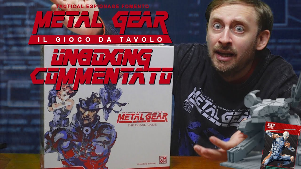 Metal Gear Solid Il Gioco da Tavolo: Unboxing Commentato della versione INTEGRAL [!]