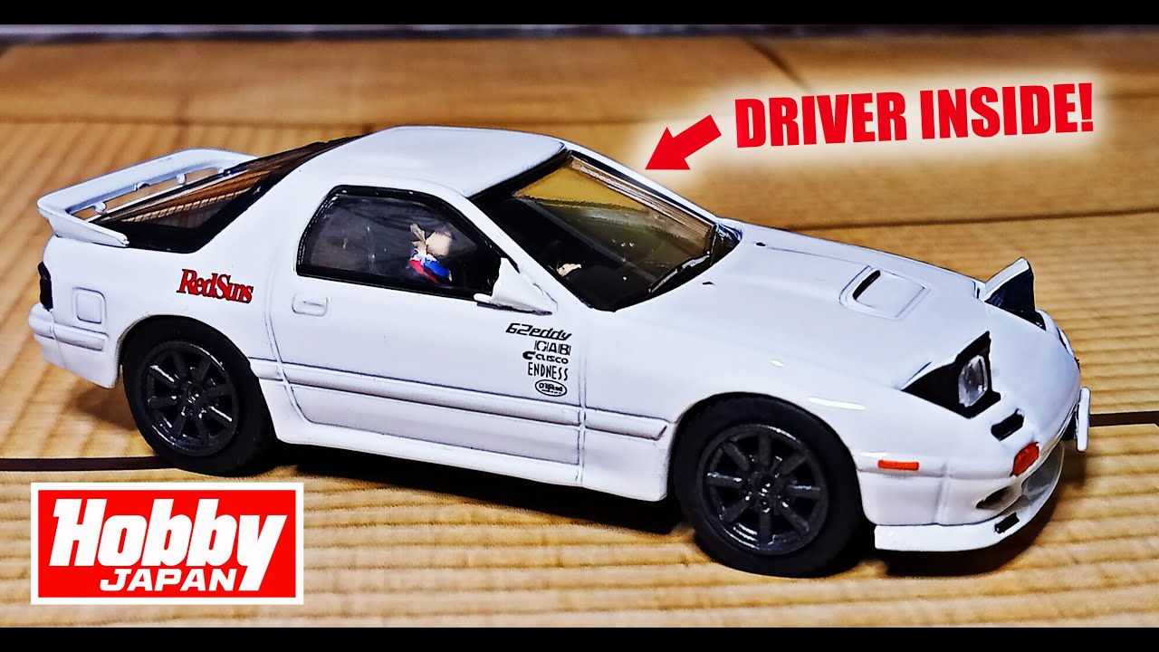 Hobby Japan: Mazda RX-7 FC3S/Initial D VS Sudo Kyoichi [Takahashi Ryosuke Figure Included]