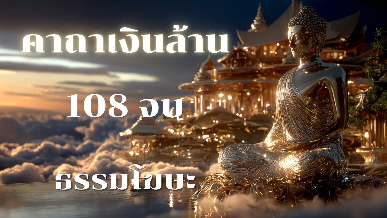 คาถาเงินล้าน (108 จบ) - หลวงพ่อฤาษีลิงดำ วัดท่าซุง [เสียงสวด ธรรมโฆษะ] เปิดฟังก่อนนอน ให้ผลดีนักแล