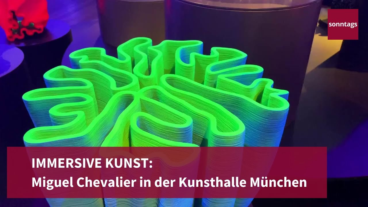 Miguel Chevalier: Immersive Ausstellung in der Kunsthalle München