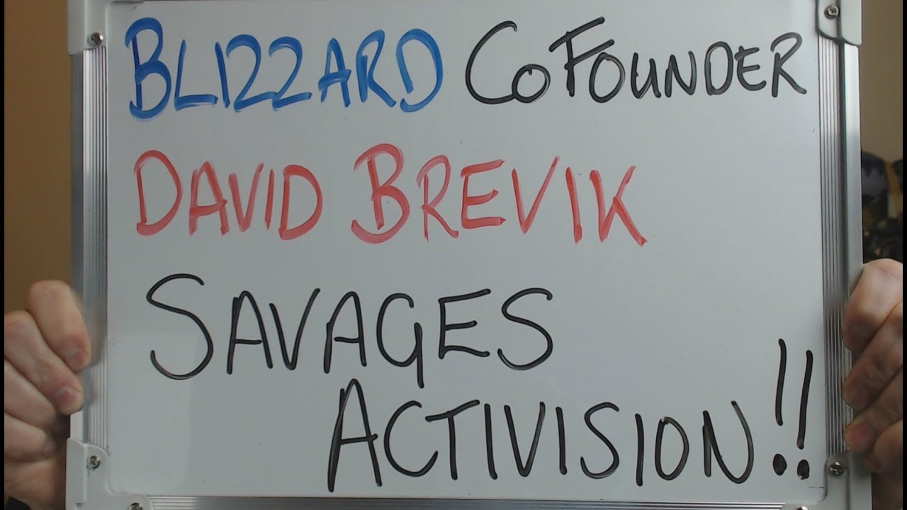 BLIZZARD NORTH Co-Founder David Brevik SAVAGES Activision !!