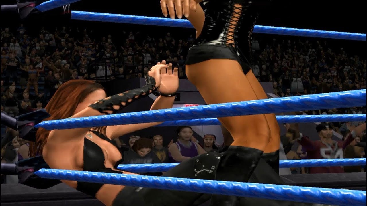 Candice Michelle vs Lita | Judgement Day | Candice Stinkface, Low Blow on Lita | Woman Fight | WWE