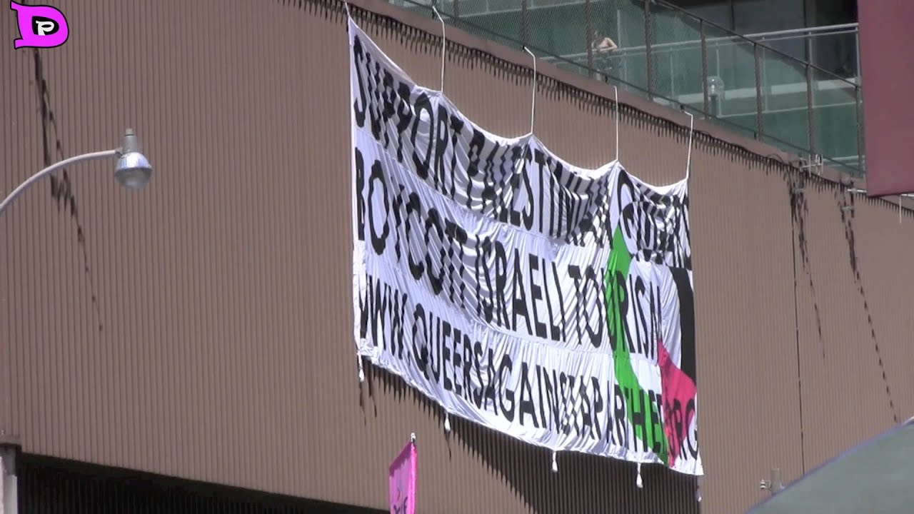 QuAIA Drops Massive Banner - Pride Toronto 2011