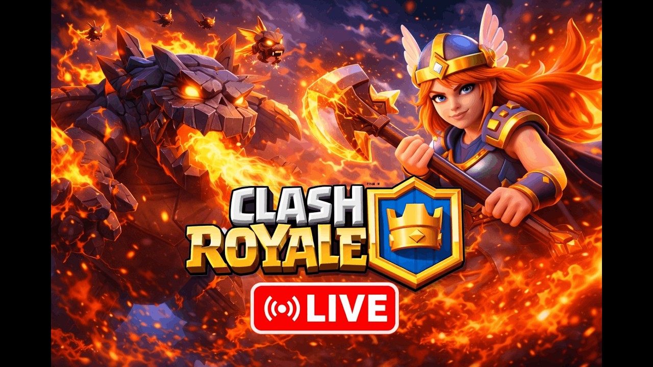 CLASH ROYALE LIVE 🔥TOP LADDER PUSH - ROAD TO 10500 TROPHIES!