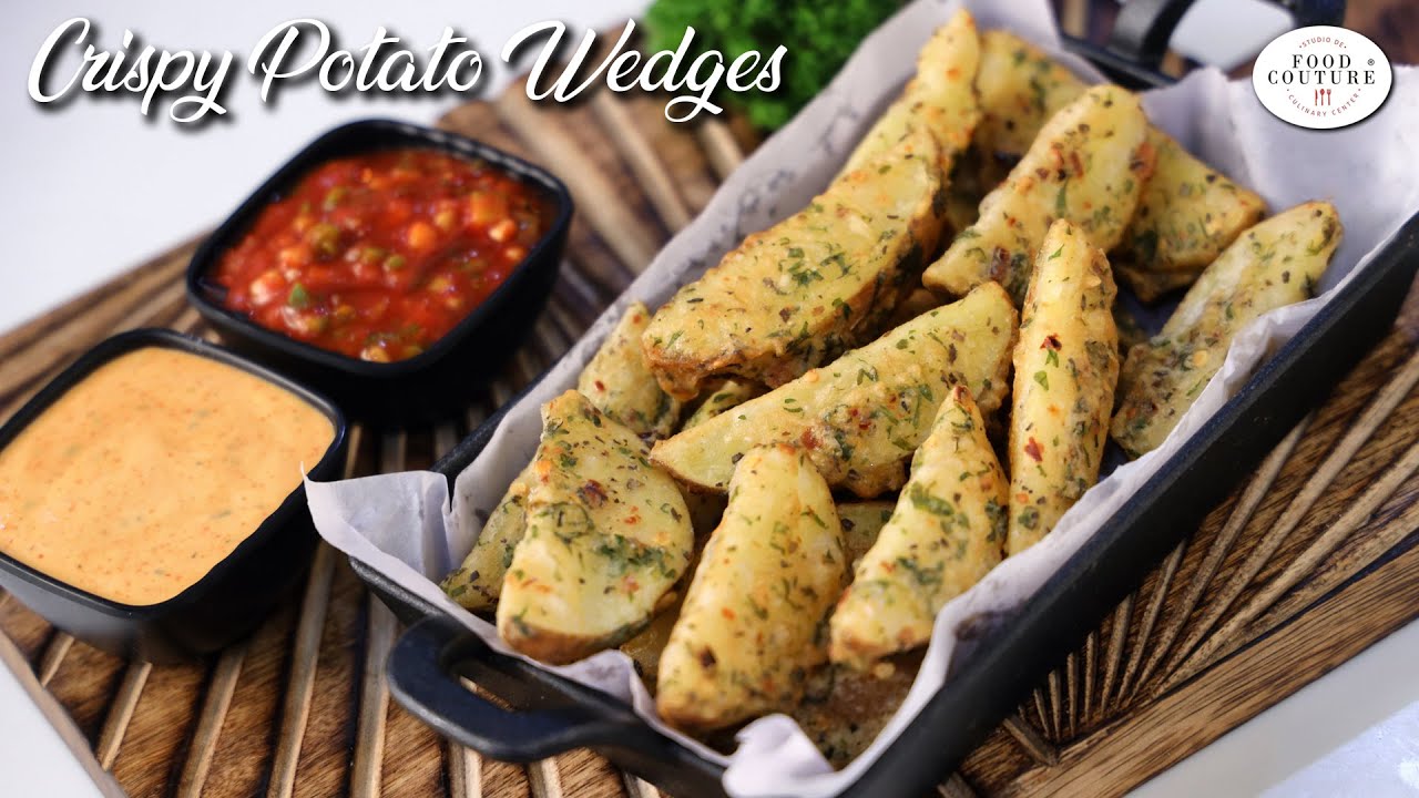 Crispy Potato Wedges | Easy Potato Snacks Recipe | Chetna Patel Recipes