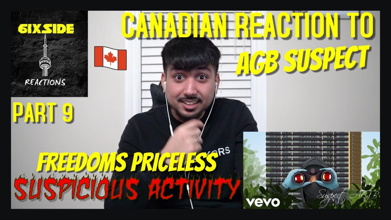 Suspect (AGB) - Freedoms Priceless (Official Audio) #Suspiciousactivity | CANADIAN REACTION PT9