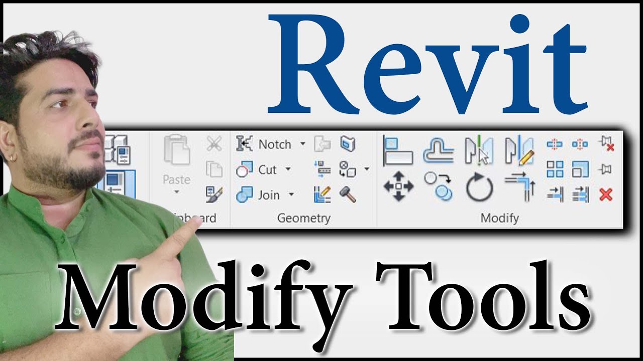 Modify Tools in Revit Architecture || Revit Tutorial in Hindi