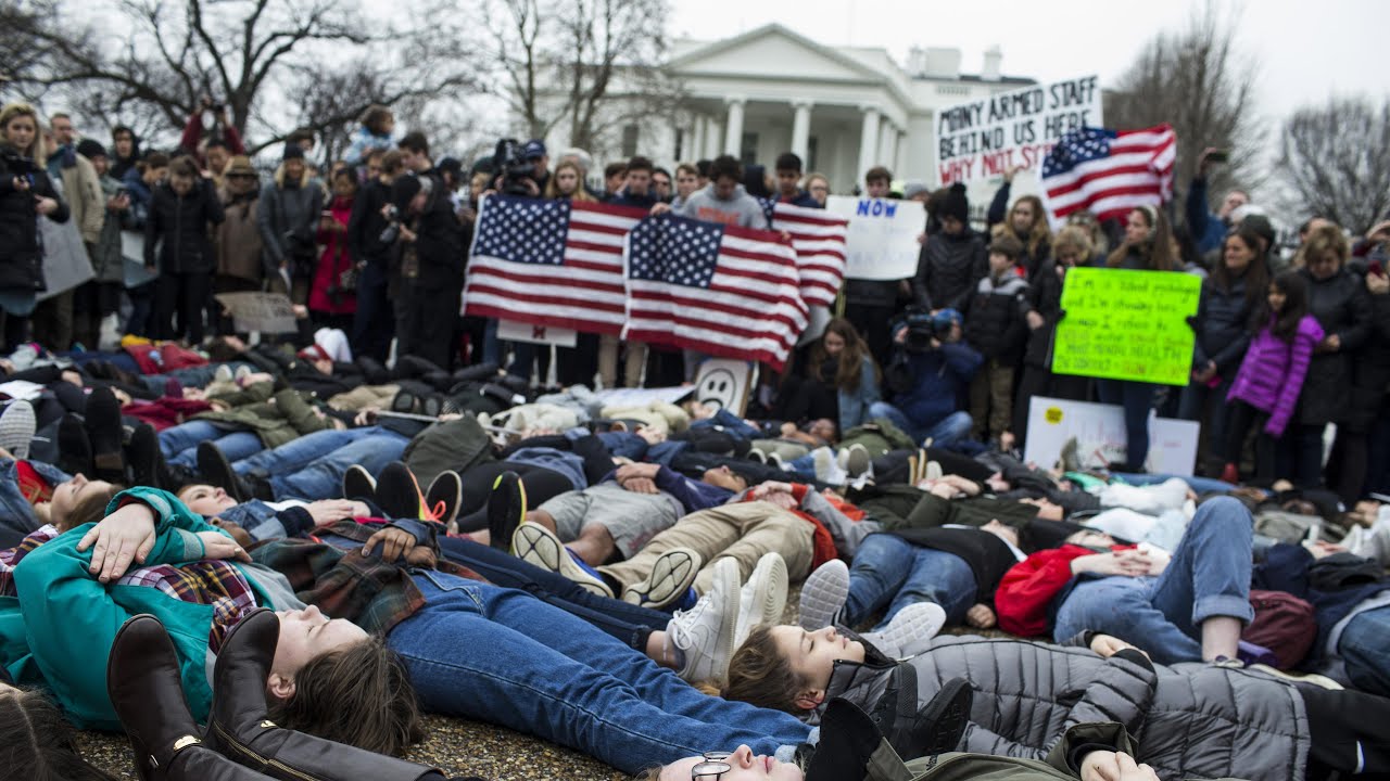 Protect kids, not guns: students stage gun reform protest in front of White House