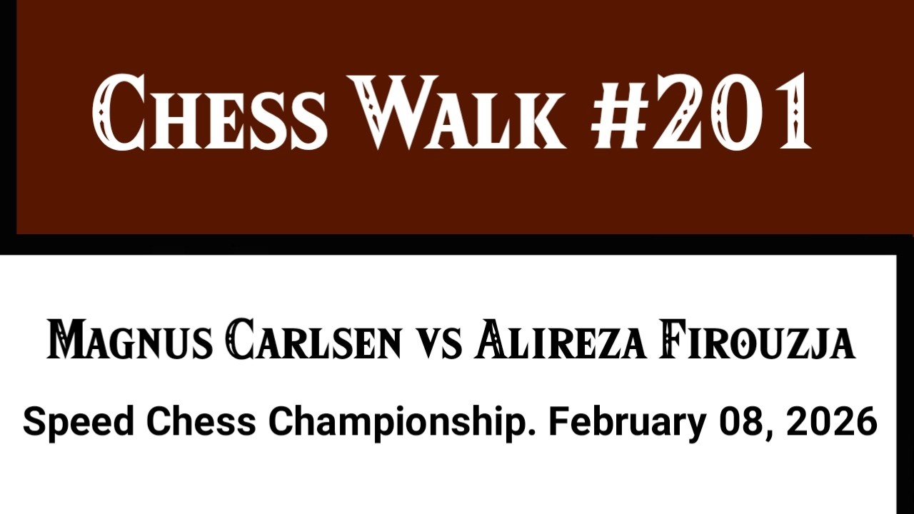 Magnus Carlsen vs Alireza Firouzja • Speed Chess Championship. February 08, 2026