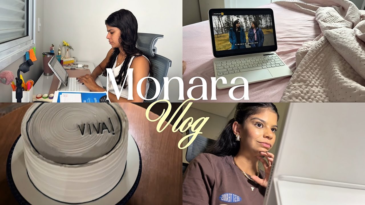 Vlog da semana - rotina de uma psi, culpa por esta de folga e fim de semana tranquilo 
