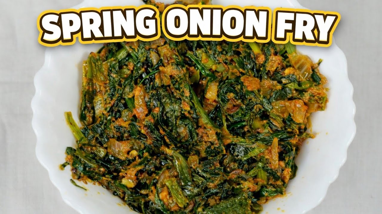 How to Make Spring Onion Fry | Spring Onion Recipe | Delicious Recipe | Hamsa's Kitchen