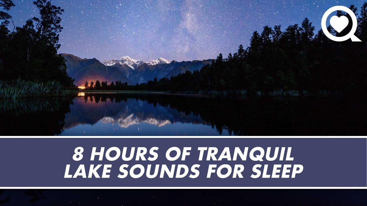 8 Hours of Tranquil Lake Sounds for Sleep (Ultra Low Light)