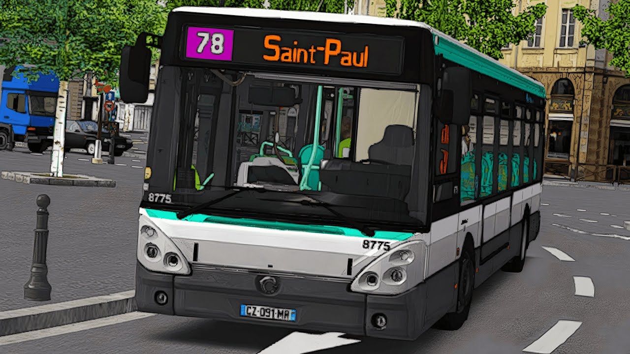 OMSI 2 ParisGO | Ligne 78 Clémenceau→ Saint-Paul | Irisbus Citelis 12.