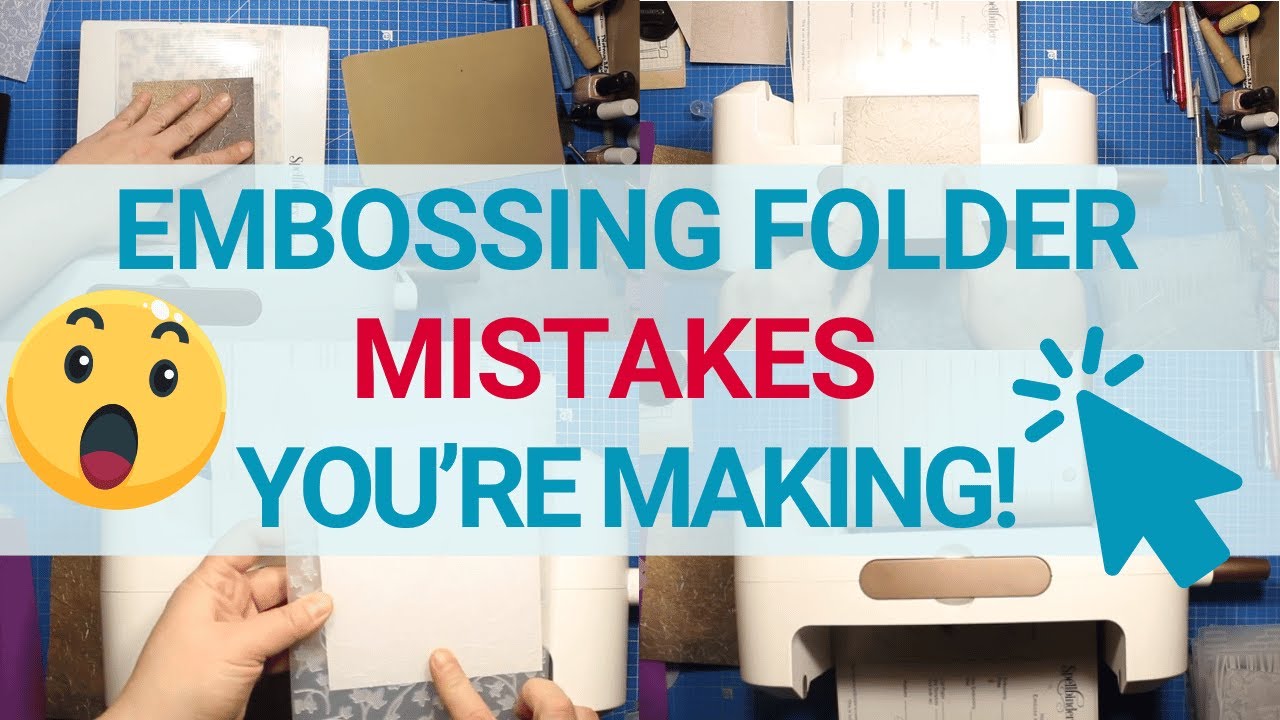Stop making these EMBOSSING FOLDER mistakes!
