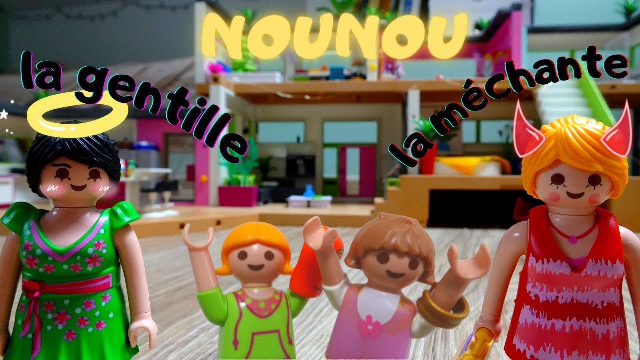 La gentille nounou 😇 VS la méchante nounou 😈 | film playmobil