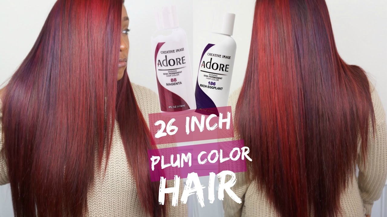 26 INCH PLUM COLOR ALIEXPRESS  HAIR | STYLING TUTORIAL | YOLISSA HAIR REVIEW