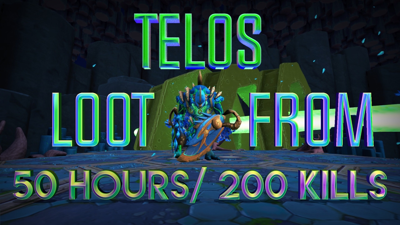 LOOT FROM 50 HOURS/200 KILLS OF TELOS