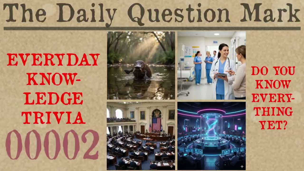 Everyday Knowledge #2; 20 Mixed Difficulty General Trivia Questions; Do You Know Everything Yet?