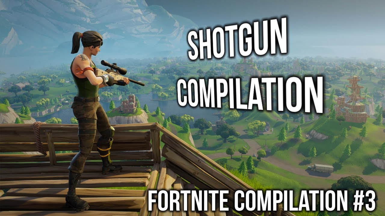 SHOTGUN COMPILATION! (FORTNITE: BATTLE ROYALE)