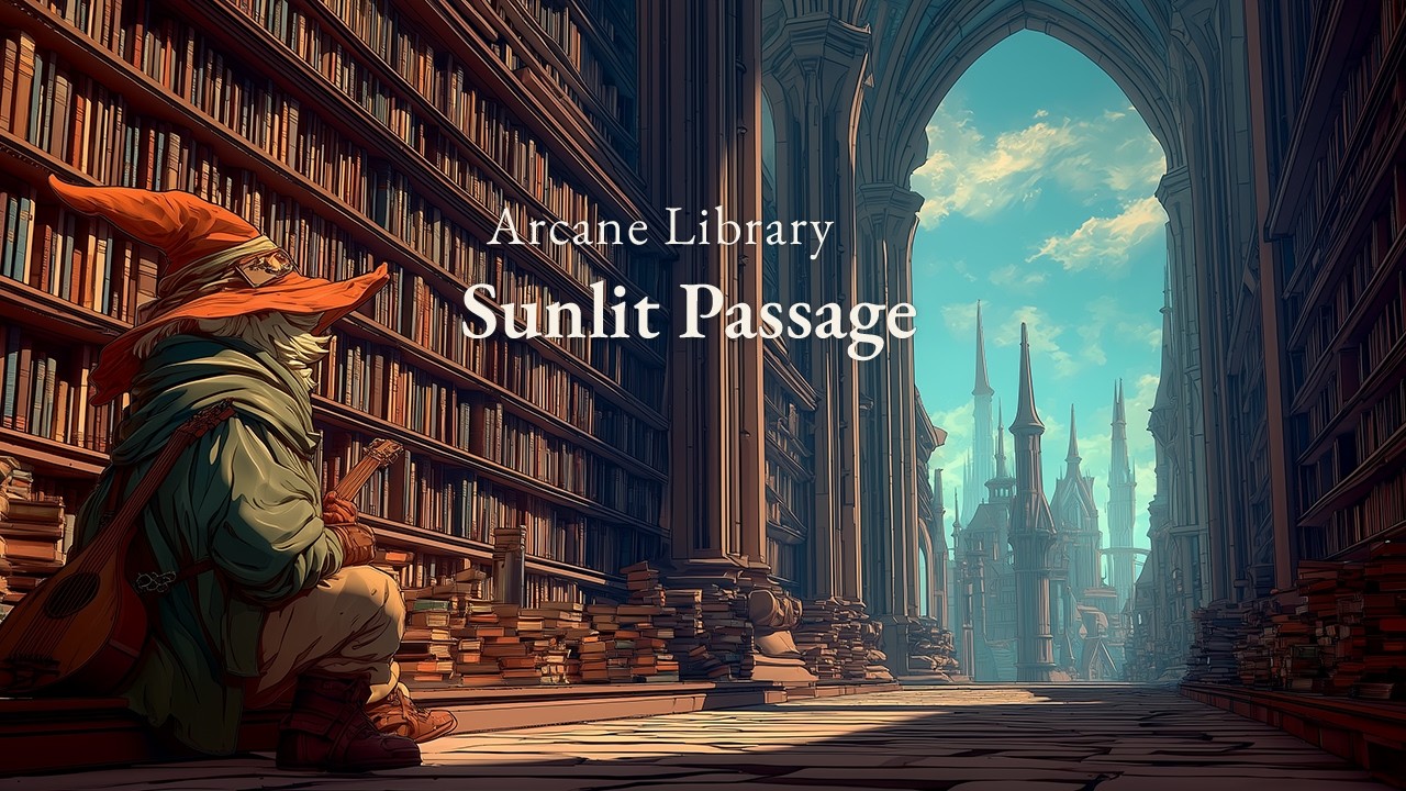 Medieval Music for Focus & Reading | The Arcane Library’s Sunlit Passage