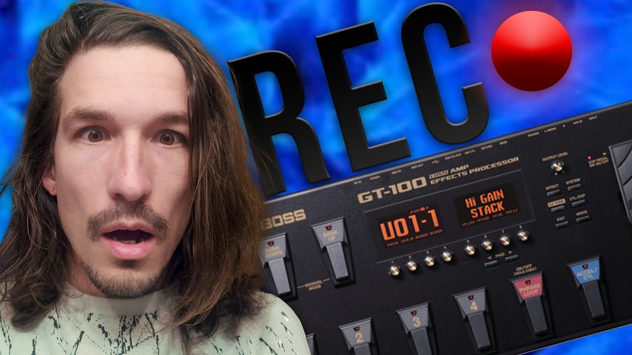 Как записать Boss GT-100