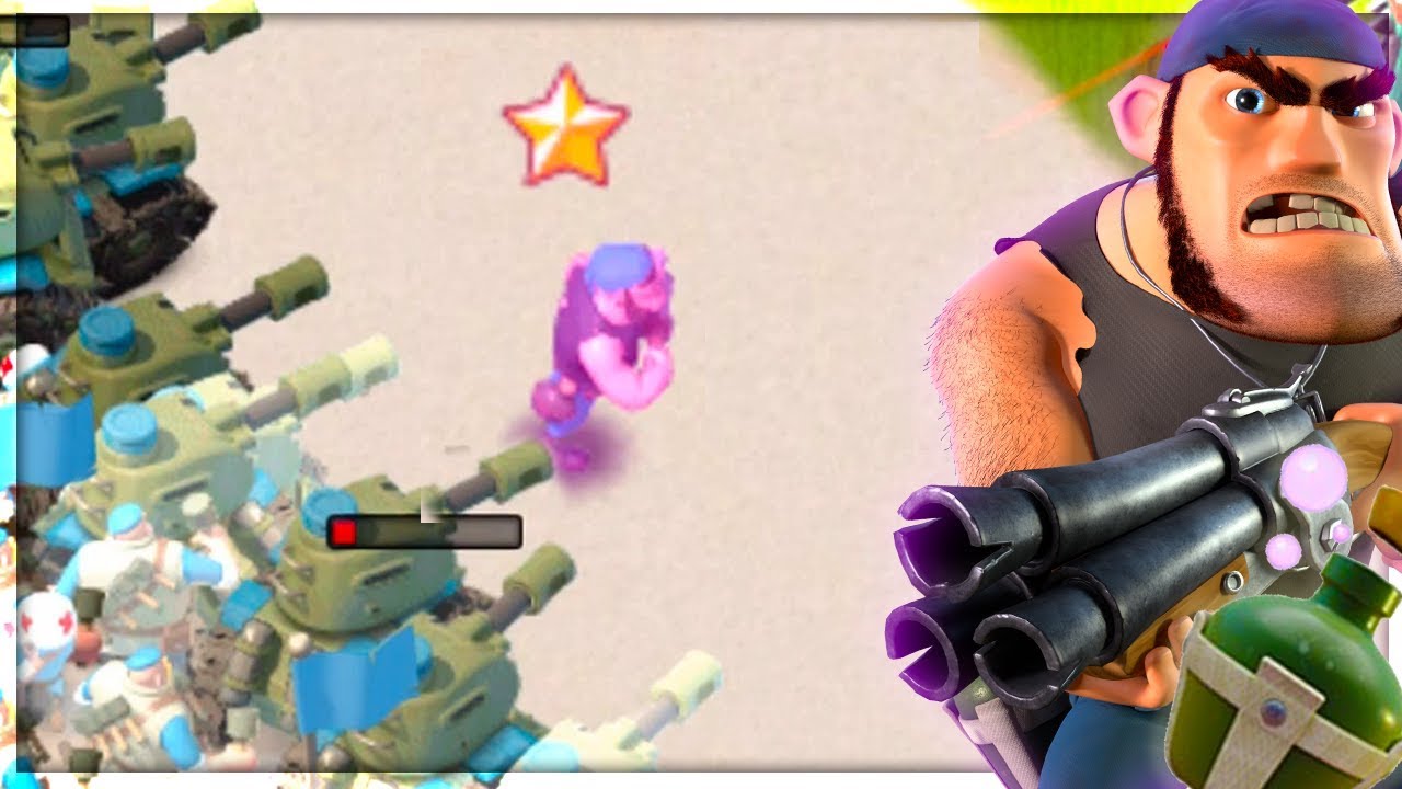 NEW ENERGY DRINK Hero Ability with Tank Medic! Boom Beach Private Bullit!