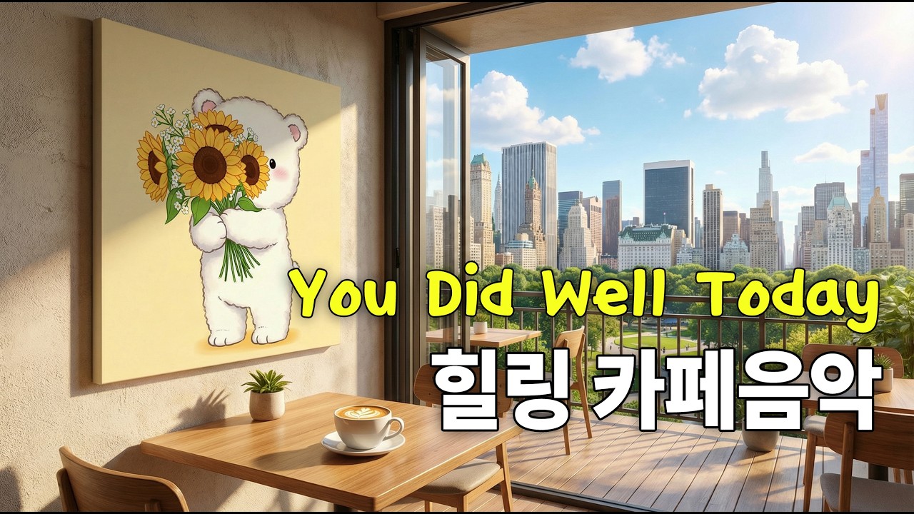 [Playlist] 오늘 하루도 화이팅☕ 뉴욕 감성 힐링 카페음악 1시간