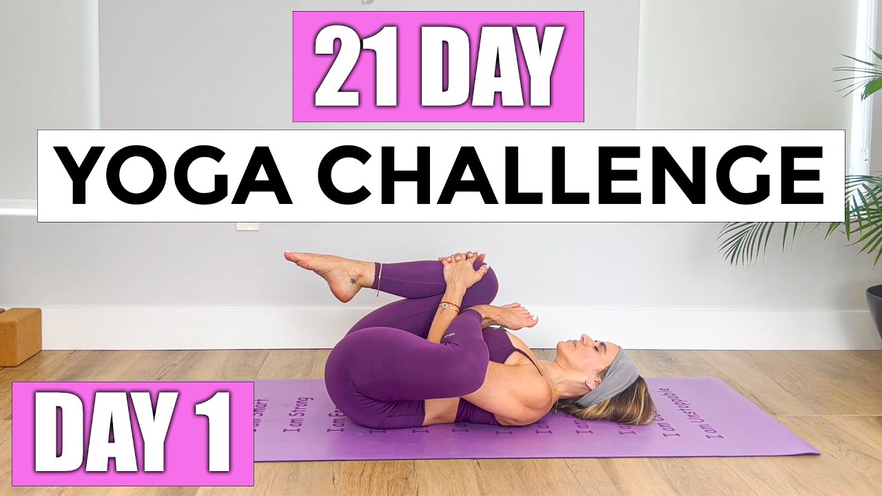 Open Your Hips & Release Tension! | 21-Day Yoga Challenge for Beginners- Day 1