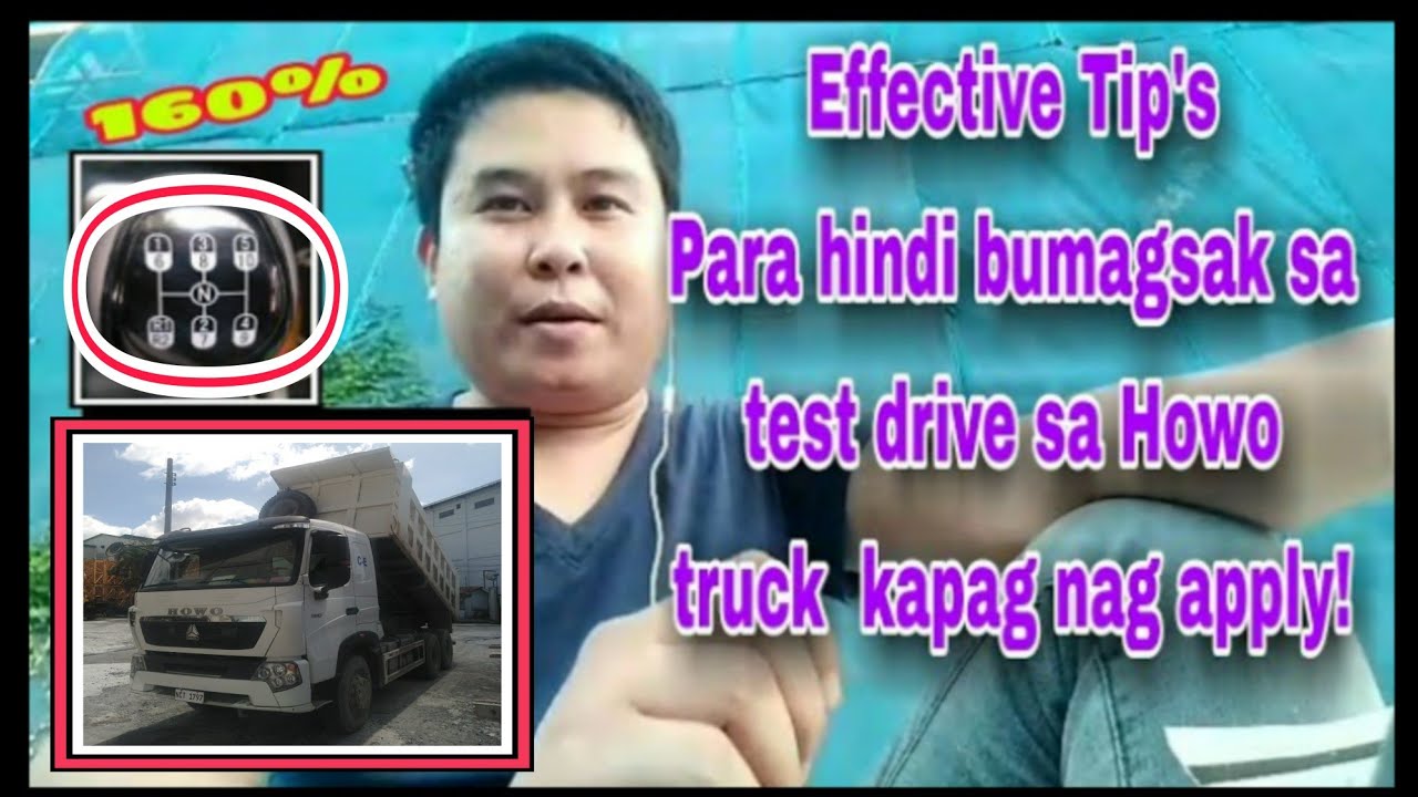 Iwas Bagsak Sa Test Drive Sa HOWO Truck Tutorial | Howo truck