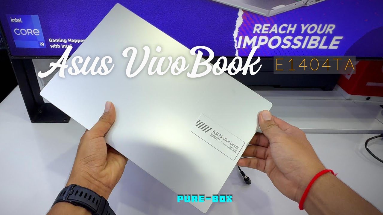 Asus VivoBook Go 14 E1404TA Silver — Pure Box Unboxing Experience