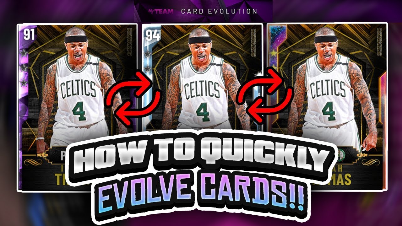HOW TO EVOLVE CARDS FAST/EASY!! BEST METHOD! (NBA 2K20 MYTEAM)