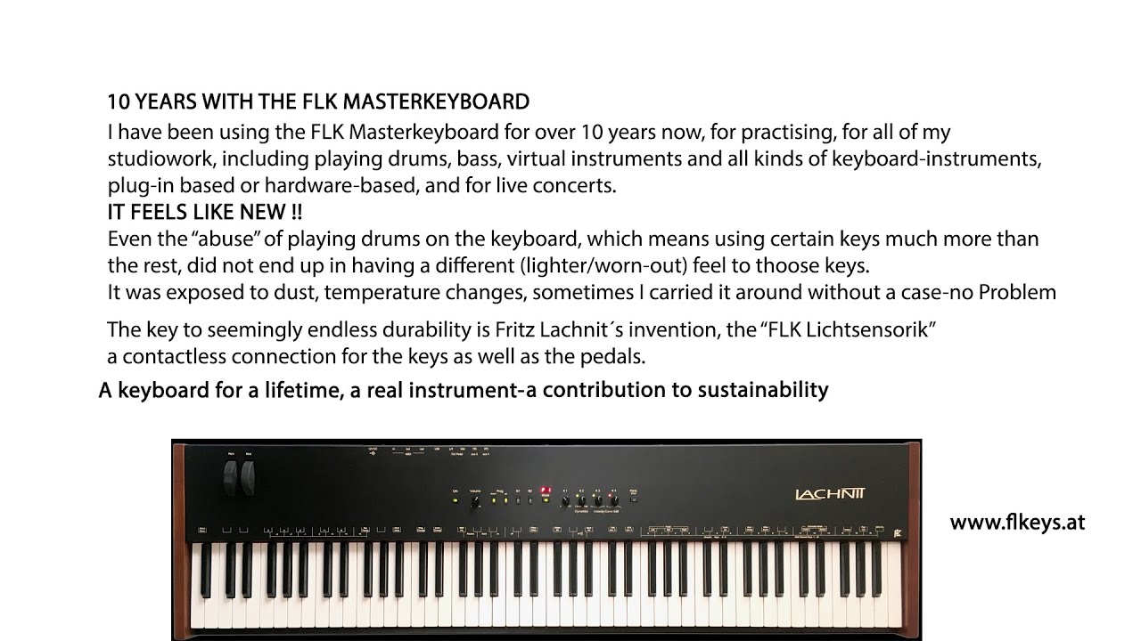 BEST MASTERKEYBOARD IN THE WORLD-10 Years with the FLK