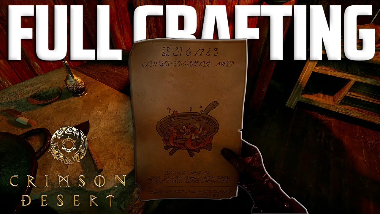 Создание предметов в Crimson Desert может кардинально изменить игру! (Более 350 руководств)