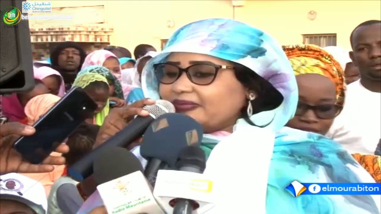 كلمة لليلى بنت أحمد زوج المترشح بيرام الداه اعبيد، خلال مهرجان في نواكشوط - قناة المرابطون