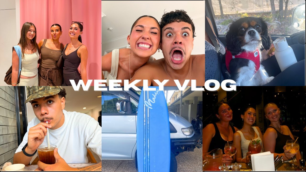 weekend vlog!! jhm x remmie pop-up, being social, and buying a surfboad💌