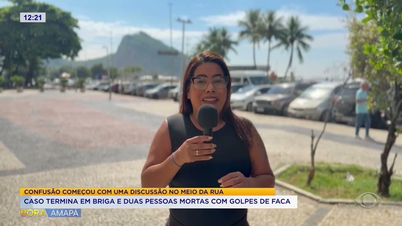 Discussão na rua termina em briga e duas pessoas mortas com golpes de faca