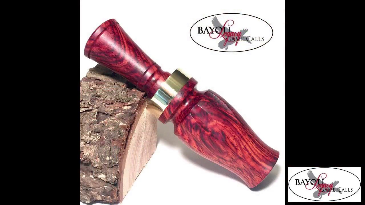 Turning a Cocobolo Duck Call