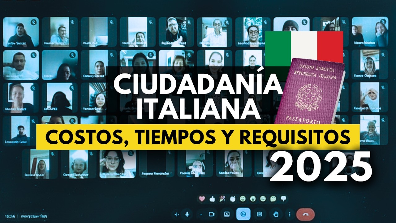 Ciudadan&iacute;a Italiana 2025 explicada f&aacute;cil: Requisitos, Documentos y Costos