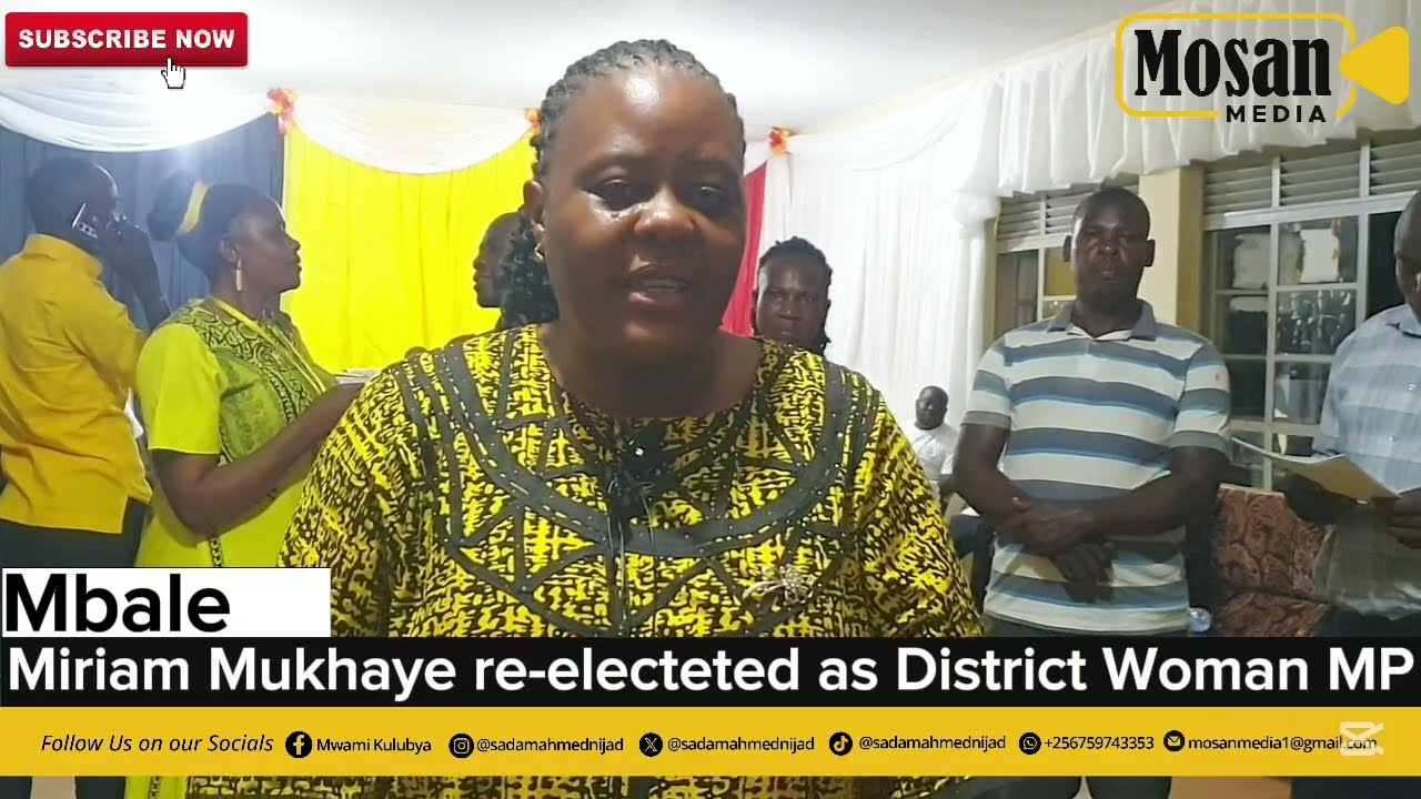 Miriam Mukhaye re-electeted as District Woman MP for Mbale