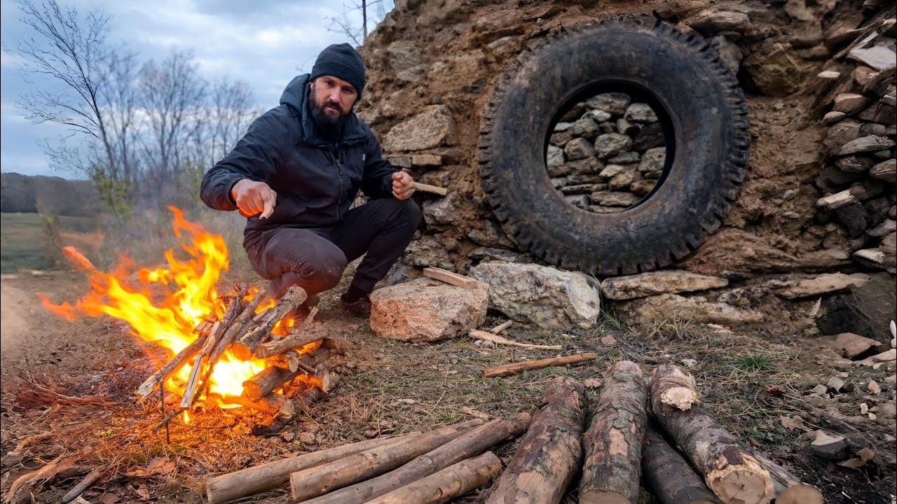 Stone by Stone: Building a Hidden Cabin in the Wolf’s Den