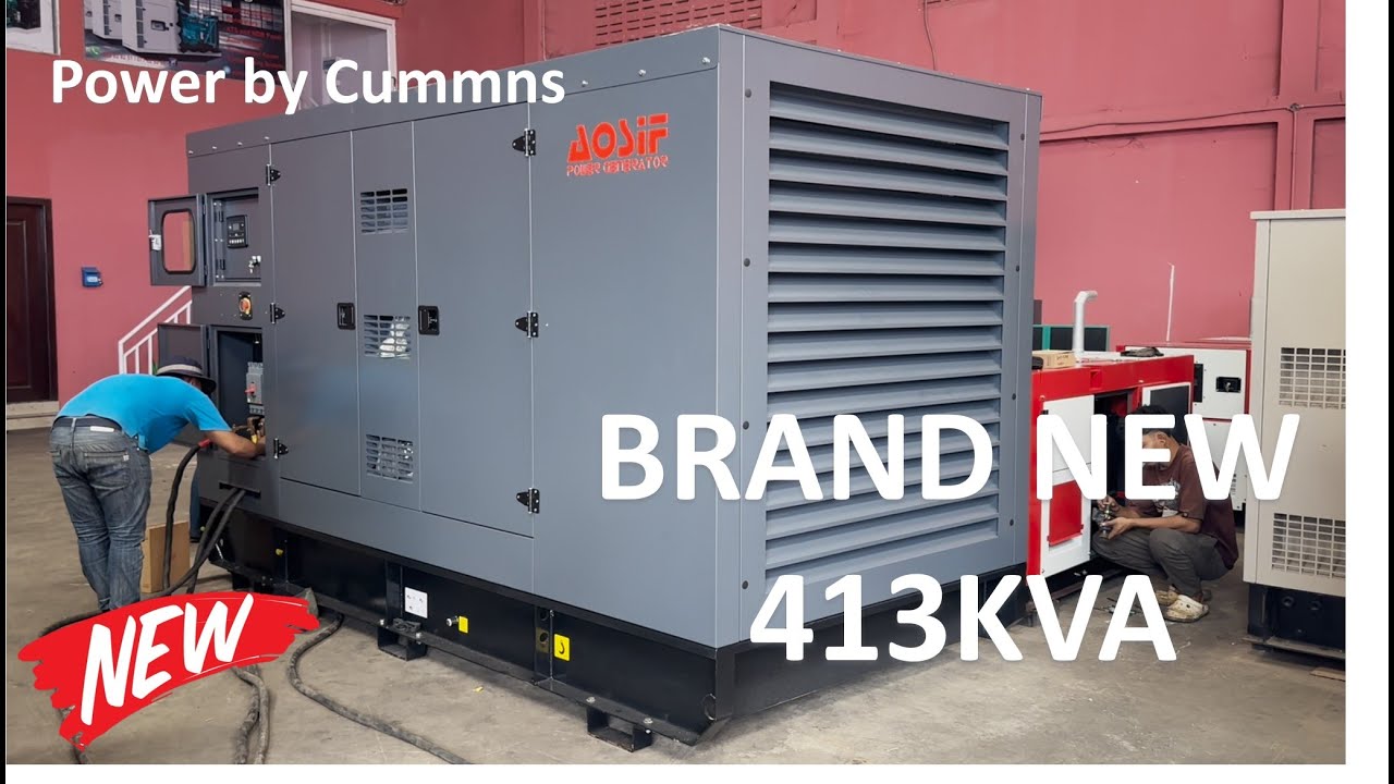 How the brand new generator look like ? #413kva #new