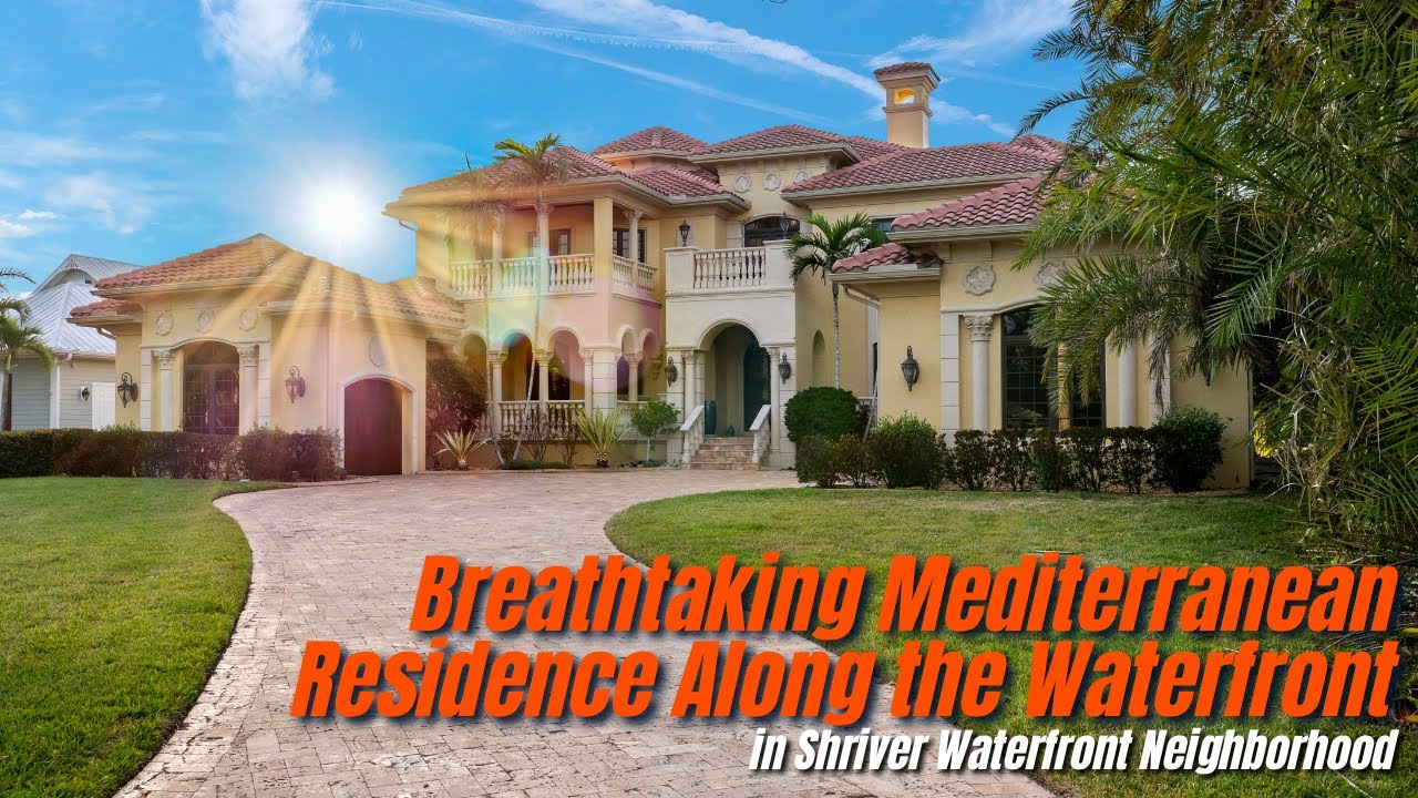 Luxury Mediterranean Estate on the Caloosahatchee River | Stunning Waterfront Living in Fort Myers